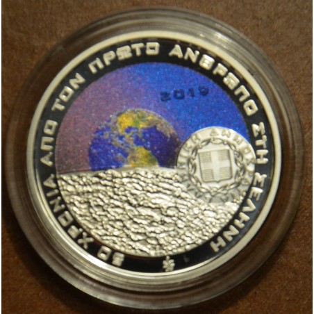 Euromince mince 6 Euro Grécko 2019 - Človek na mesiaci (Proof)
