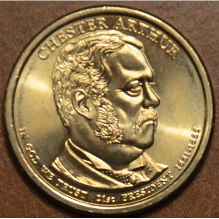 eurocoin eurocoins 1 dollar USA \\"D\\" 2012 Chester A. Arthur (UNC)