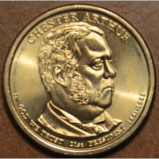 Euromince mince 1 dollar USA \\"P\\" 2012 Chester A. Arthur (UNC)