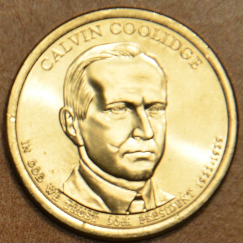 euroerme érme 1 dollar USA 2014 Calvin Coolidge \\"P\\" (UNC)