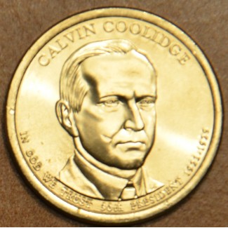 Euromince mince 1 dollar USA 2014 Calvin Coolidge \\"D\\" (UNC)