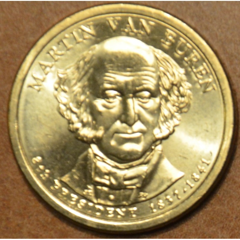 euroerme érme 1 dollar USA 2008 Martin Van Buren \\"P\\" (UNC)