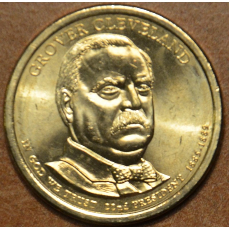 euroerme érme 1 dollar USA 2012 Grover Cleveland \\"D\\" (UNC)