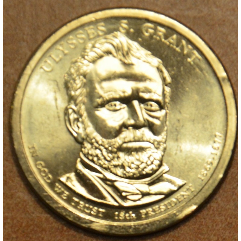 euroerme érme 1 dollar USA 2011 Ulysses S. Grant \\"P\\" (UNC)