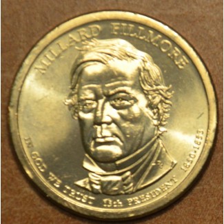 euroerme érme 1 dollar USA 2010 Millard Fillmore \\"P\\" (UNC)