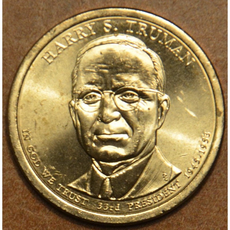 euroerme érme 1 dollar USA 2015 Harry S. Truman \\"D\\" (UNC)