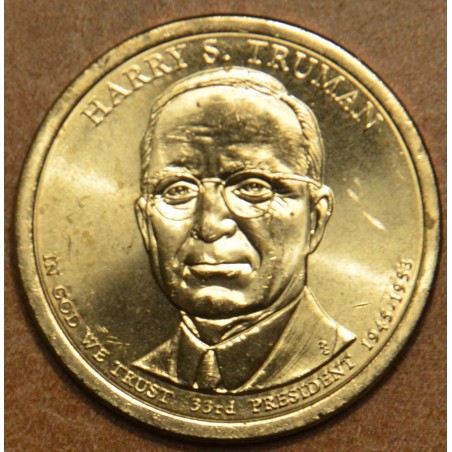 eurocoin eurocoins 1 dollar USA 2015 Harry S. Truman \\"P\\" (UNC)
