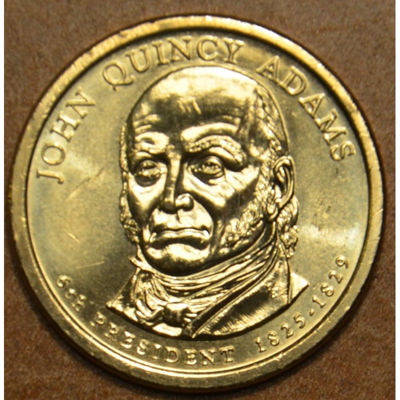 eurocoin eurocoins 1 dollar USA 2008 John Quincy Adams \\"D\\" (UNC)