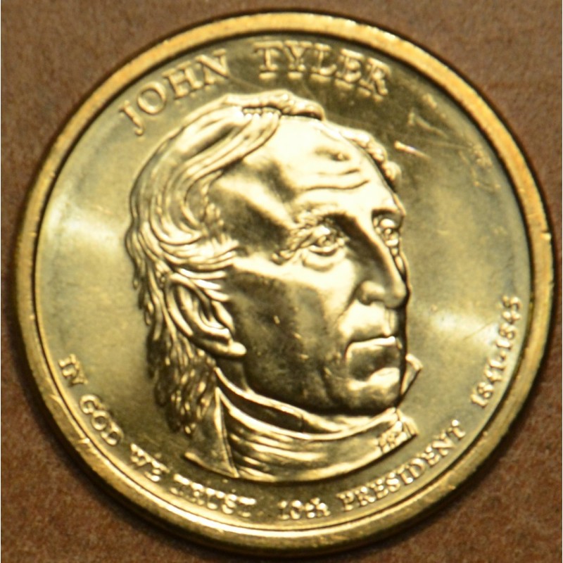 eurocoin eurocoins 1 dollar USA 2009 John Tyler \\"P\\" (UNC)