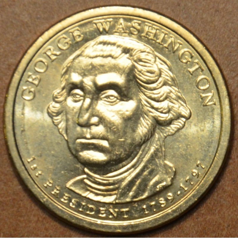 eurocoin eurocoins 1 dollar USA \\"P\\" 2007 George Washington (UNC)