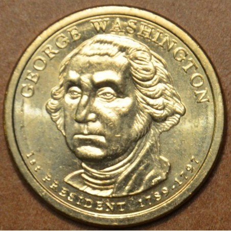 Euromince mince 1 dollar USA \\"D\\" 2007 George Washington (UNC)