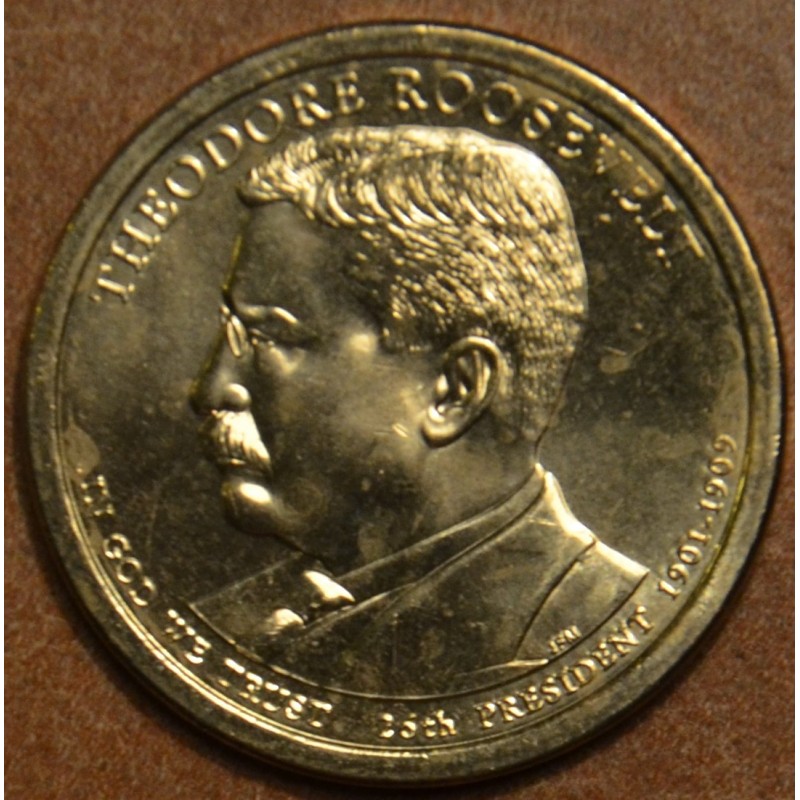 Euromince mince 1 dollar USA 2013 Theodore Roosevelt \\"P\\" (UNC)