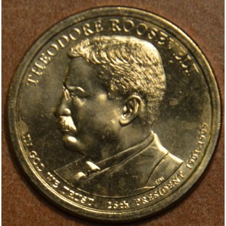 euroerme érme 1 dollar USA 2013 Theodore Roosevelt \\"D\\" (UNC)