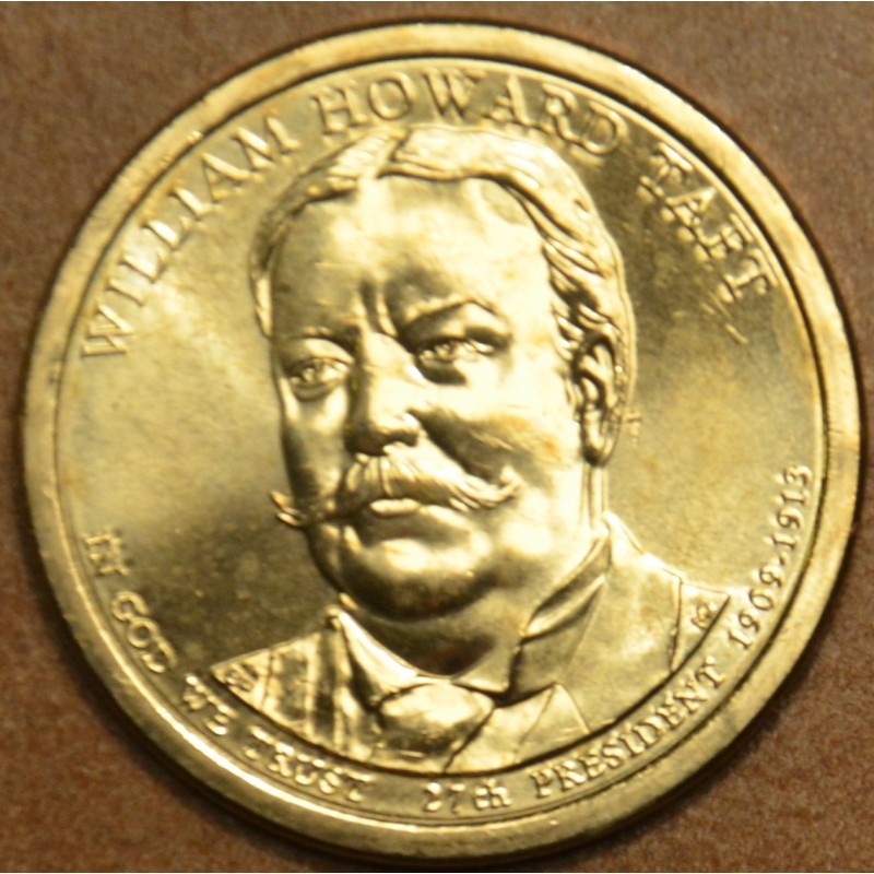 eurocoin eurocoins 1 dollar USA \\"D\\" 2013 William Howard Taft (UNC)