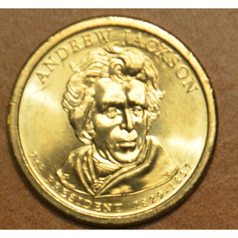 eurocoin eurocoins 1 dollar USA 2008 Andrew Jackson \\"D\\" (UNC)
