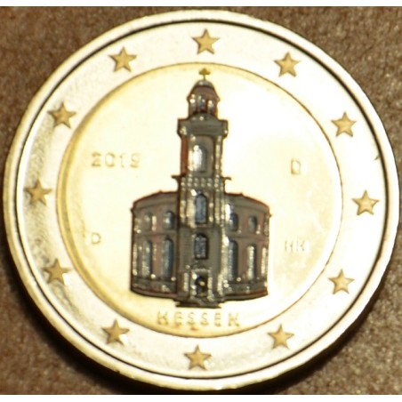 Euromince mince 2 Euro Nemecko 2015 - Hessen: kostoľ sv. Pavla (far...