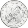 Euromince mince 5 Euro San Marino 2011 - Gagarin - Shepard (BU)