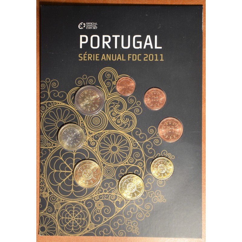 eurocoin eurocoins Portugal 2011 set of 8 coins (UNC)