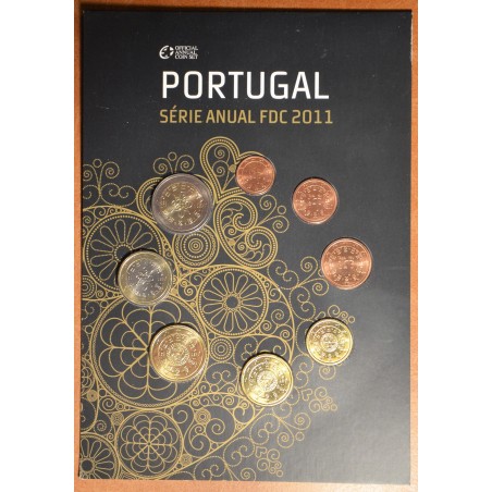 eurocoin eurocoins Portugal 2011 set of 8 coins (UNC)