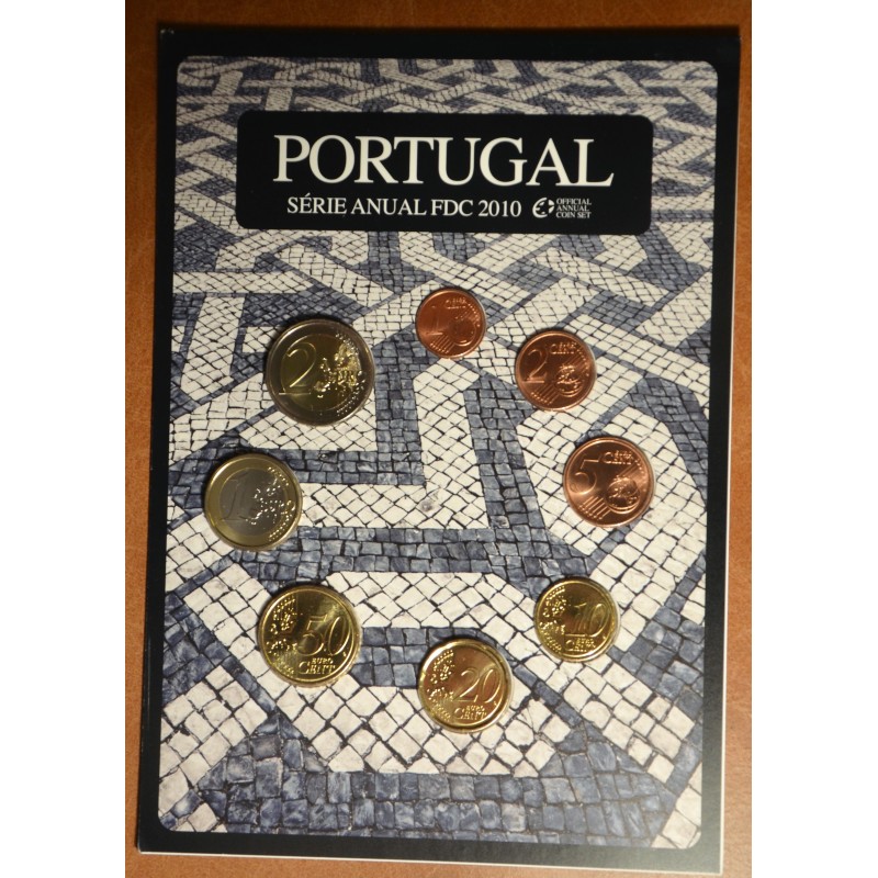euroerme érme Portugália 2010 - 8 részes forgalmi sor (UNC)