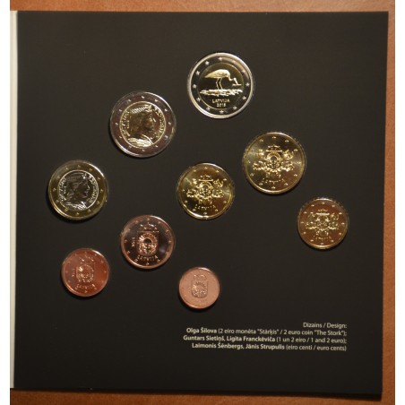 euroerme érme Lettország 2015-ös forgalmi sor 2 Euro emlékérmével (...