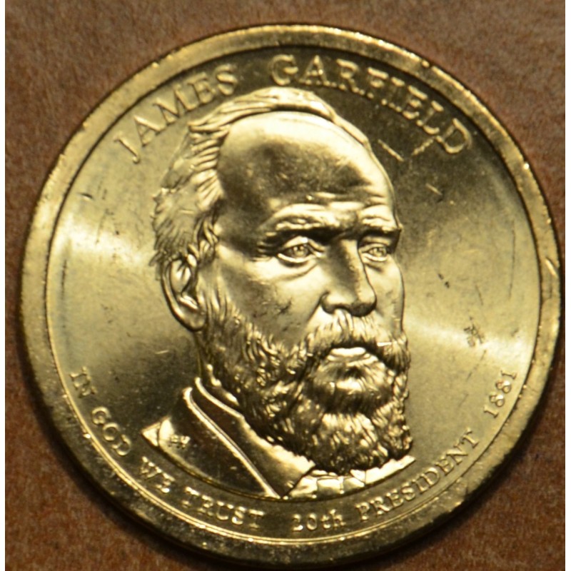 eurocoin eurocoins 1 dollar USA 2011 James A. Garfield \\"D\\" (UNC)