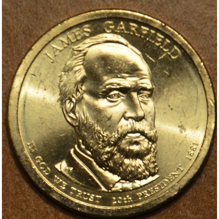 Euromince mince 1 dollar USA 2011 James A. Garfield \\"D\\" (UNC)