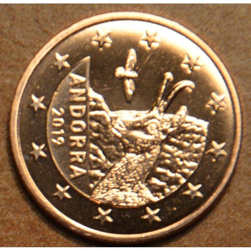 Euromince mince 1 cent Andorra 2019 (UNC)