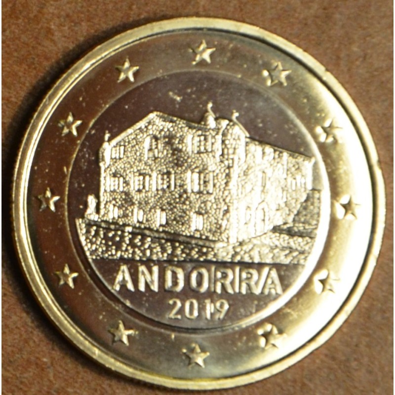 Euromince mince 1 Euro Andorra 2019 (UNC)