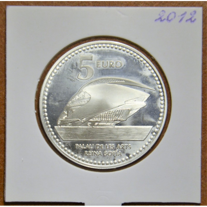 Euromince mince 5 Euro Španielsko 2012 Valencia (Proof)