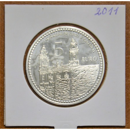Euromince mince 5 Euro Španielsko 2011 Lugo (Proof)