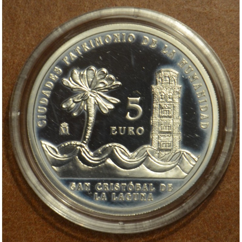 eurocoin eurocoins 5 Euro Spain 2015 San Cristóbal de la Laguna (Pr...