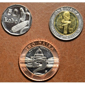 eurocoin eurocoins Nigeria 3 coins 2006 (UNC)