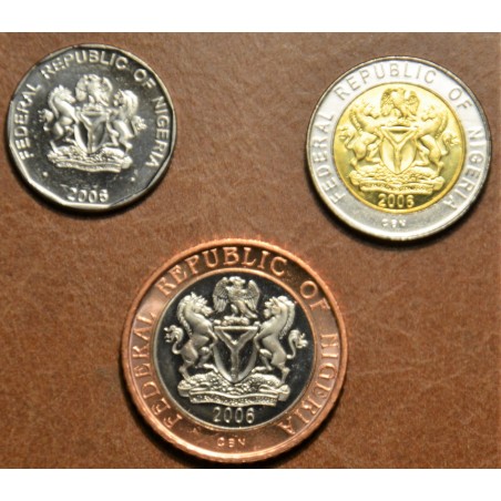 Euromince mince Nigeria 3 mince 2006 (UNC)