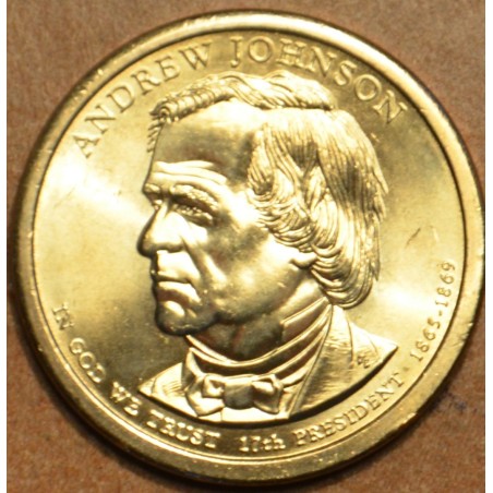 Euromince mince 1 dollar USA 2011 - Andrew Johnson \\"D\\" (UNC)