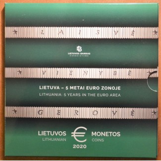 eurocoin eurocoins Lithuania 2020 official set of 8 coins (BU)