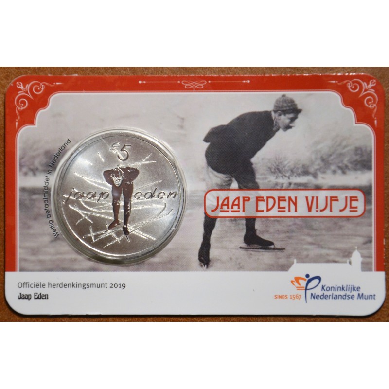 eurocoin eurocoins 5 Euro Netherlands 2019 - Jaap Eden (UNC)