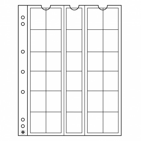 euroerme érme 5 lap a Leuchtturm NUMIS albumba 25 mm