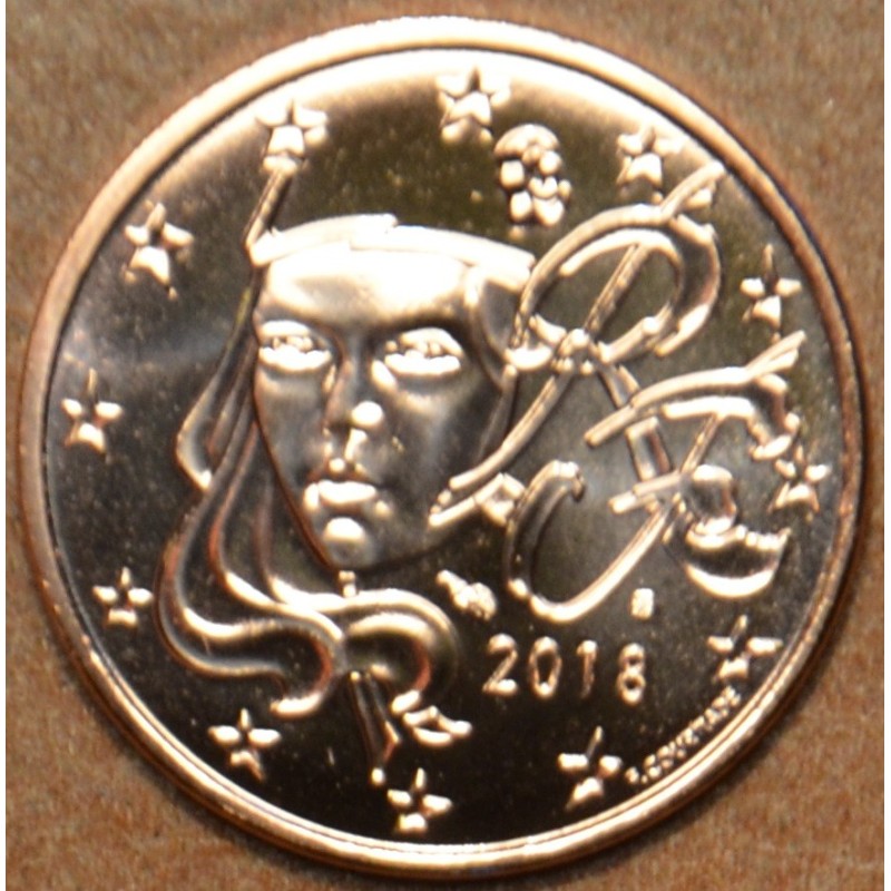 euroerme érme 1 cent Franciaország 2018 (UNC)