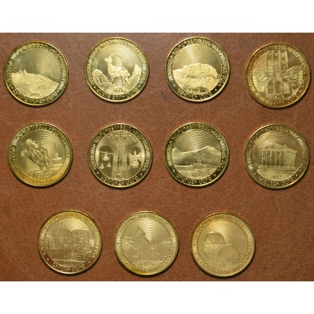 eurocoin eurocoins Armenia 2012 Regions 11 coins (UNC)