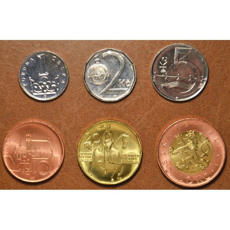 eurocoin eurocoins Czech Republic 6 coins 2009-2015 (UNC)