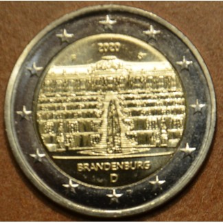 Euromince mince 2 Euro Nemecko 2020 \\"F\\" Brandenburg (UNC)