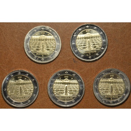 Euromince mince 2 Euro Nemecko 2020 - \\"ADFGJ\\" Brandenburg (5x UNC)