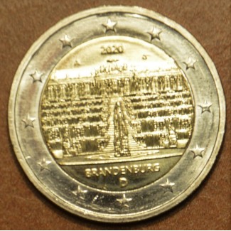 Euromince mince 2 Euro Nemecko 2020 \\"A\\" Brandenburg (UNC)