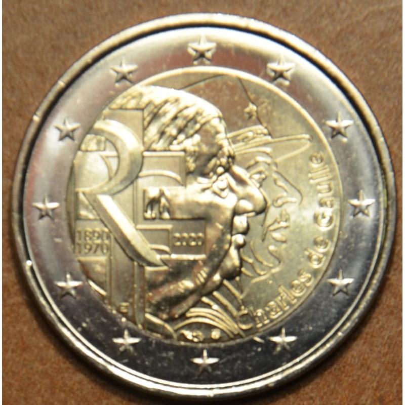 Euromince mince 2 Euro Francúzsko 2020 - Charles de Gaulle (UNC)