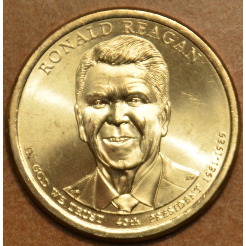 Euromince mince 1 dollar USA 2016 Ronald Reagan \\"P\\" (UNC)