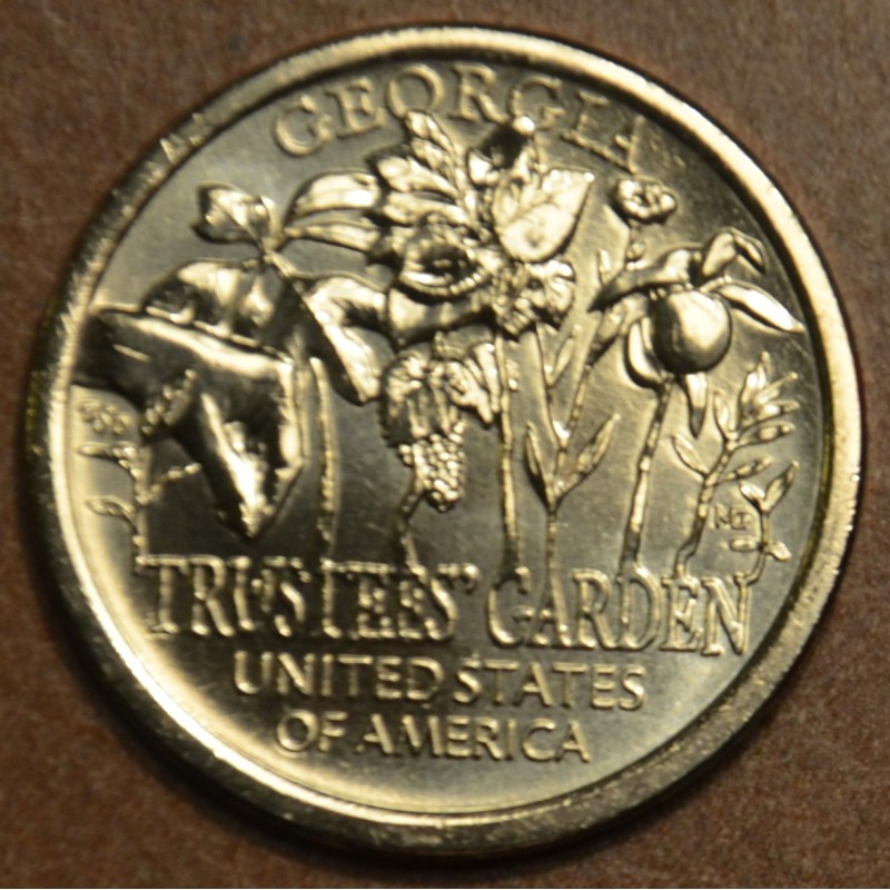 Euromince mince 1 dollar USA \\"P\\" 2019 Georgia (UNC)
