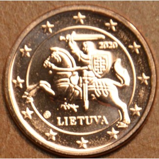 Euromince mince 1 cent Litva 2020 (UNC)