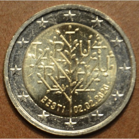 eurocoin eurocoins 2 Euro Estonia 2020 - Tartu Peace Treaty (UNC)