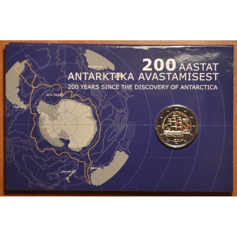 eurocoin eurocoins 2 Euro Estonia 2020 - Discovery of the Antarctic...